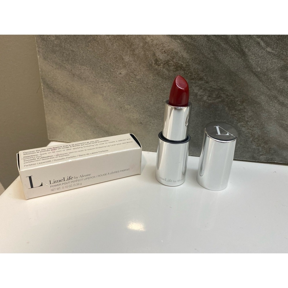 LimeLife by Alcone Power Pout Perfect Lipstick #104 Red Haute READ